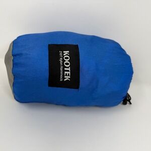 KOOTek 210T Nylon Hammock Blue Lightweight Portable for Camping Hiking Outdoors